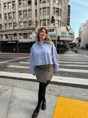 ROBBIE Cropped Button Down