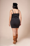 LEXI Black Midi Dress