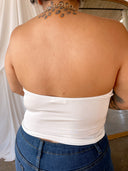 HONEY White Gold Chain Halter Top